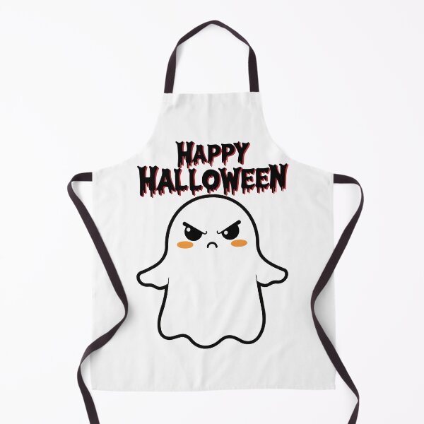 Item preview, Cute Angry Ghost Happy Halloween Sticker designed and sold by Sela Art .