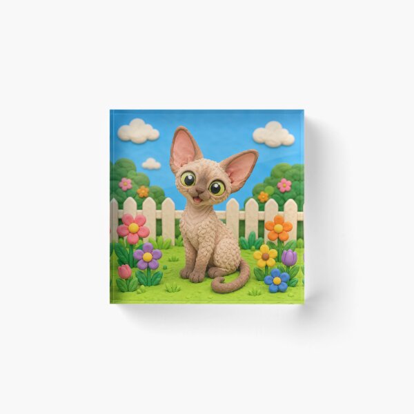 Artikelvorschau, Devon Rex Katze - Ton entworfen und verkauft von AcornAndPebble.