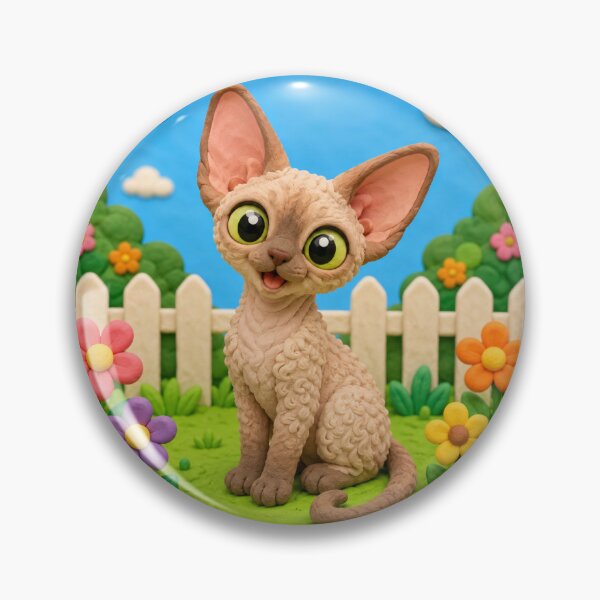 Artikelvorschau, Devon Rex Katze - Ton entworfen und verkauft von AcornAndPebble.