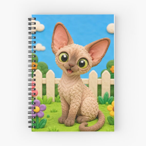 Item preview, Devon Rex cat - clay designed and sold by AcornAndPebble.