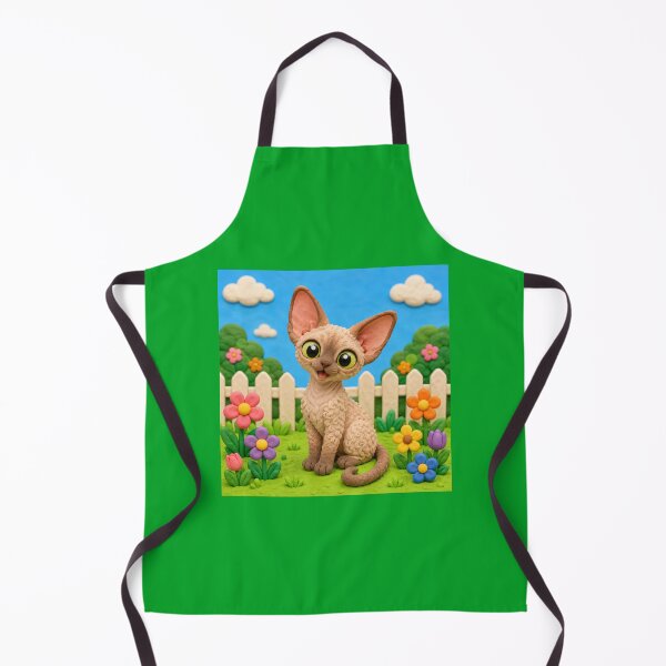 Item preview, Devon Rex cat - clay designed and sold by AcornAndPebble.
