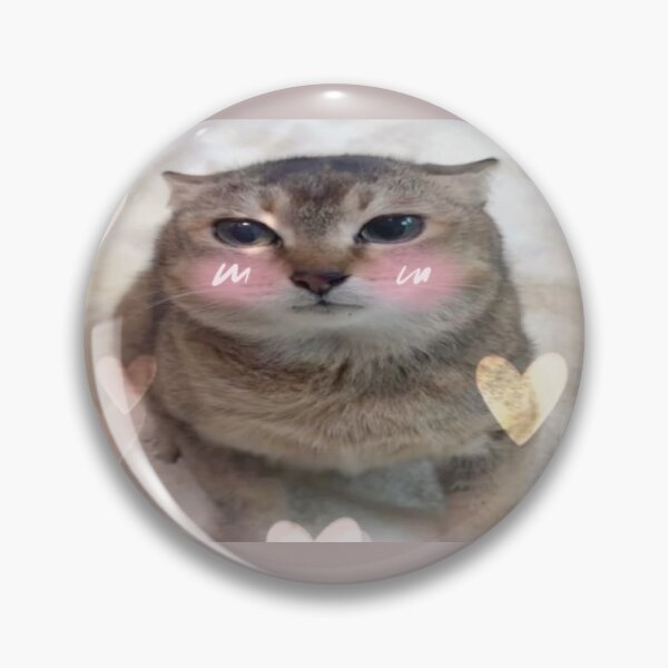 Item preview, Blushing Cat designed and sold by OvalsandSquares.