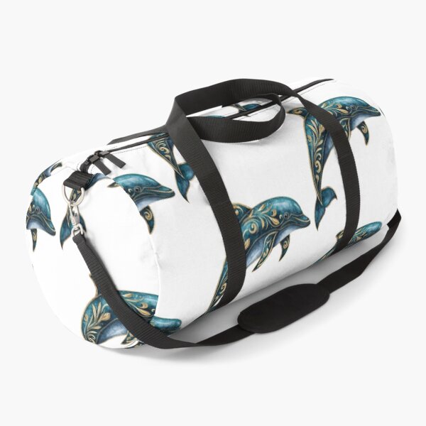 Item preview, Elegant dolphin ornamental ocean vintage style designed and sold by olenapetol.