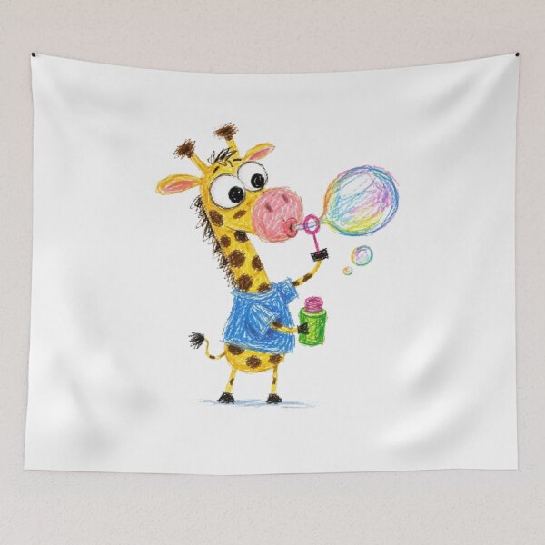 Item preview, Childlike Crayon Giraffe designed and sold by Snurly.
