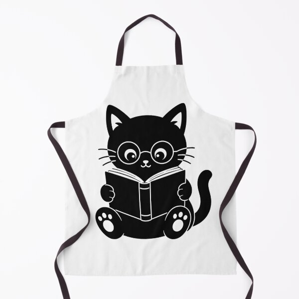 Item preview, Reading Black Cat Sticker | Cute Book Lover Cat | Minimalist Cat Design designed and sold by Sunday.Supply.