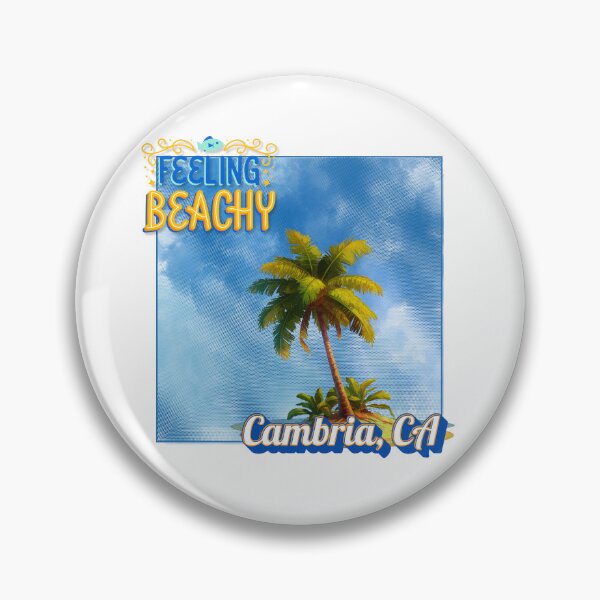 Item preview, Feeling Beachy Cambria California Retro Halftone Palm Tree Design designed and sold by DonnaRaine.