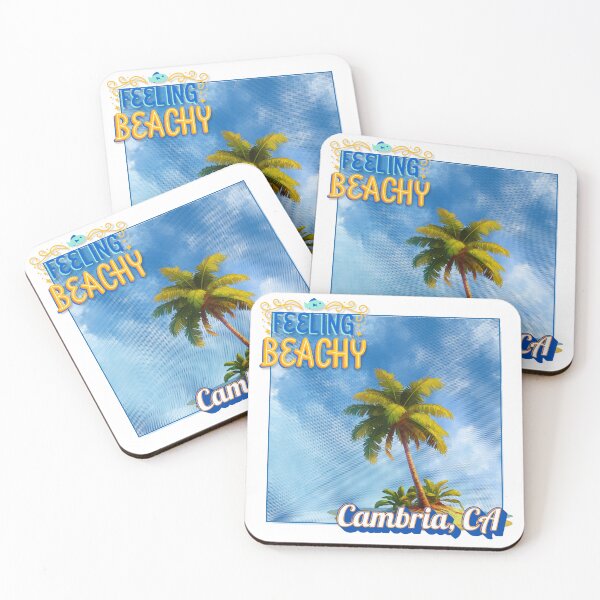 Item preview, Feeling Beachy Cambria California Retro Halftone Palm Tree Design designed and sold by DonnaRaine.