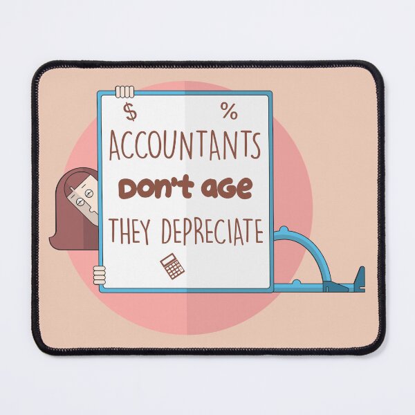 Item preview, Funny Accountant Gift for Her – Accountants Don't Age, They Depreciate designed and sold by Teedefy.
