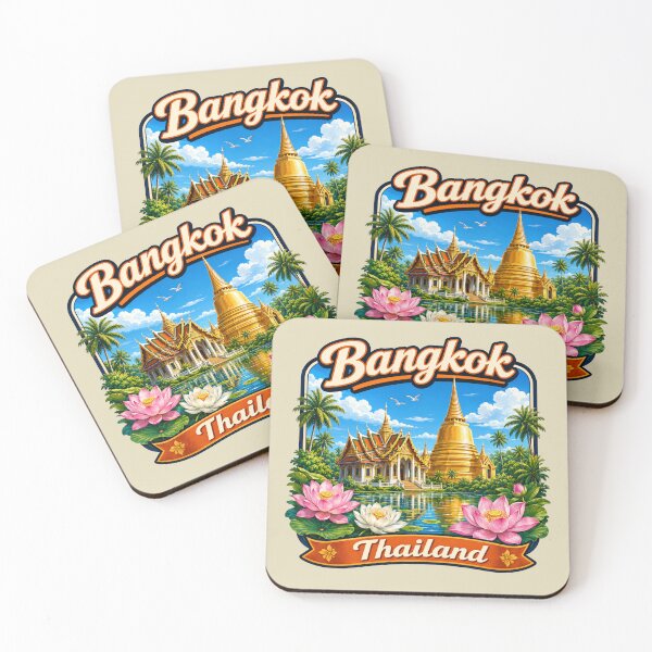 Item preview, Bangkok, Thailand - Golden Temple designed and sold by Myra365Art.