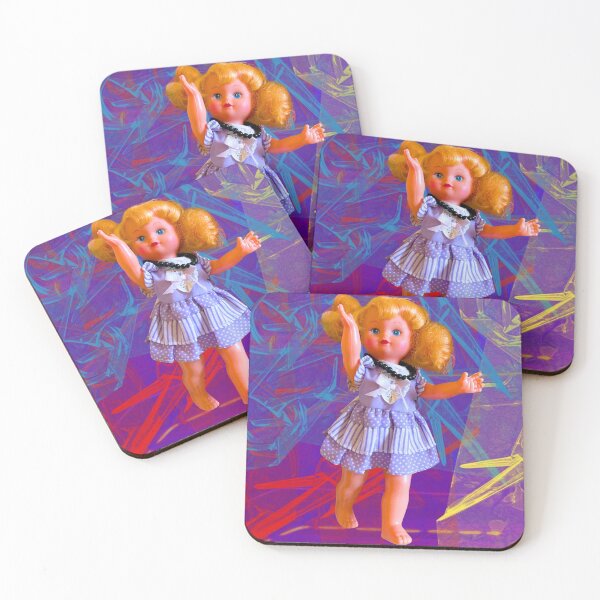 Item preview, Colorful Doll Collage designed and sold by Swooncake Press.