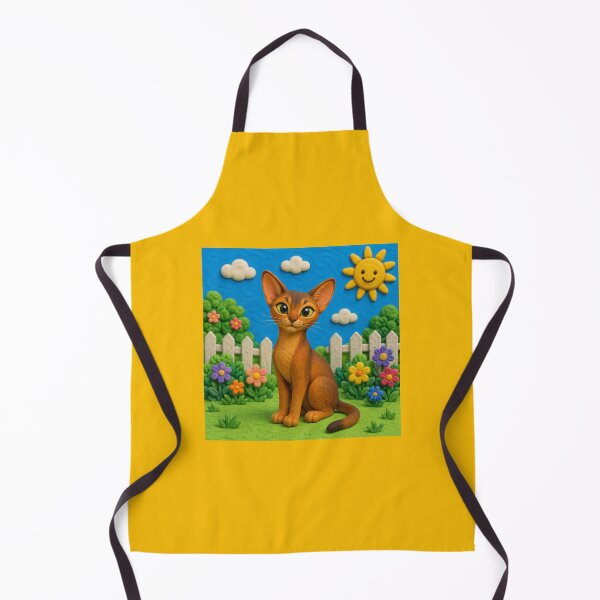 Item preview, Abyssinian cat - clay designed and sold by AcornAndPebble.