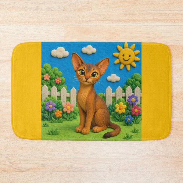 Item preview, Abyssinian cat - clay designed and sold by AcornAndPebble.