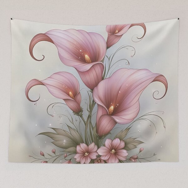 Item preview, Symphony of the Rose Calla designed and sold by bloorose.