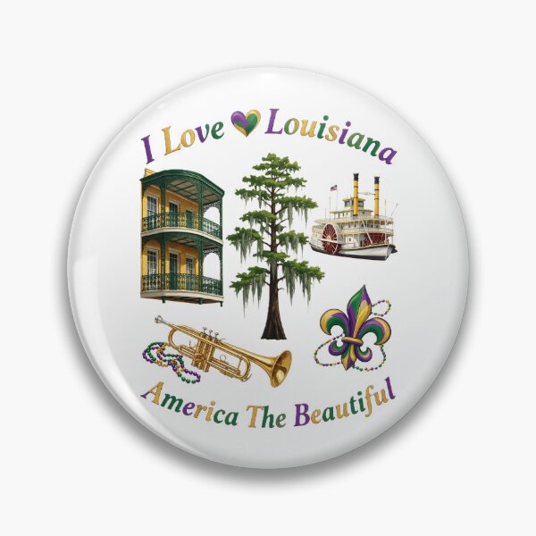 Item preview, Louisiana State - America The Beautiful designed and sold by Illumine-World.