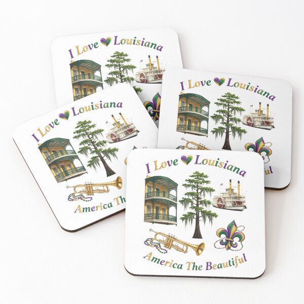 Item preview, Louisiana State - America The Beautiful designed and sold by Illumine-World.