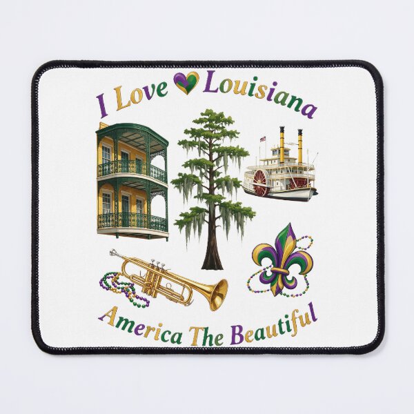 Item preview, Louisiana State - America The Beautiful designed and sold by Illumine-World.