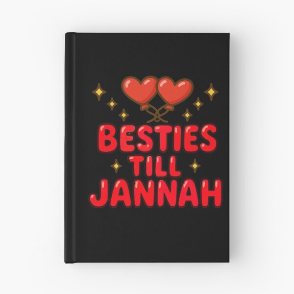 Item preview, Besties Till Jannah ( red ) - Colorful Islamic Friendship Design designed and sold by D-Islamic.