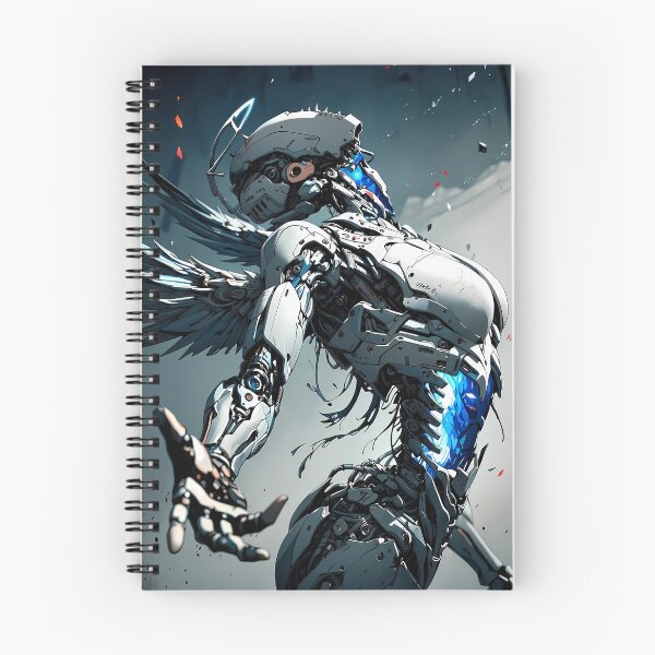 Item preview, Cyberpunk Winged Android Sci Fi Warrior designed and sold by BorgSpareParts.
