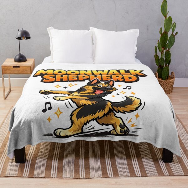 Item preview, Dance Move German Shepherd Dog – Funny Dancing Dog Designs designed and sold by TheCanineCanvas.