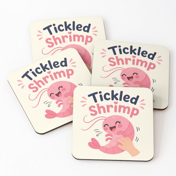 Item preview, Cute Tickled Shrimp Cute Animal Illustration designed and sold by Cerys-GS.