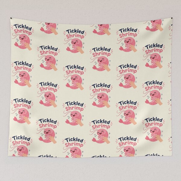 Item preview, Cute Tickled Shrimp Cute Animal Illustration designed and sold by Cerys-GS.
