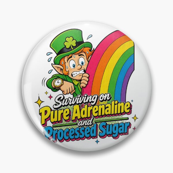 Item preview, Surviving Pure Adrenaline Processed Sugar Tee designed and sold by CerealBoxInk.