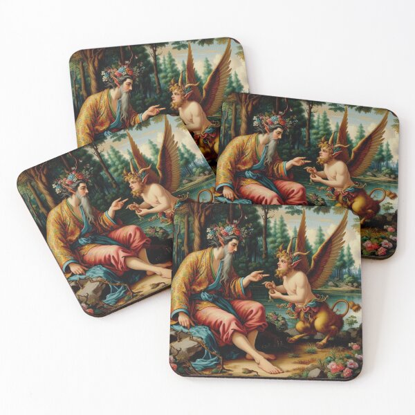 Item preview, The Man and the Satyr...  designed and sold by Eutrope d'Orange.
