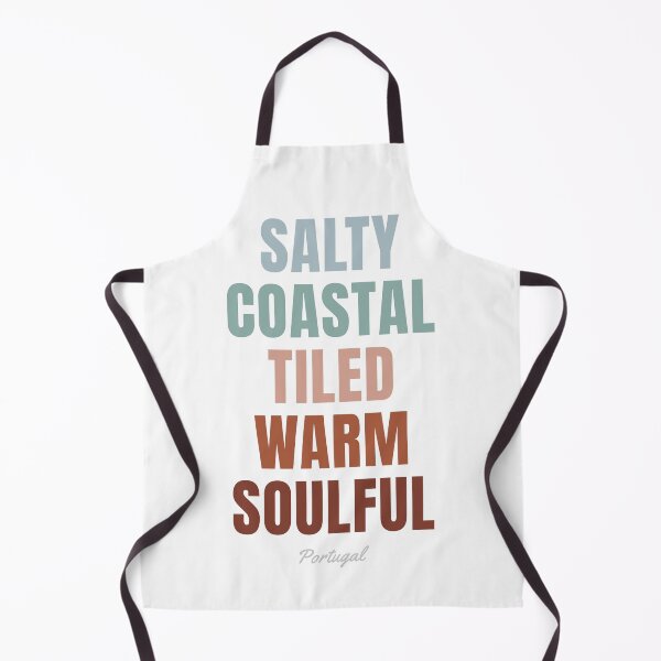 Item preview, Portugal Word Art, Salty Coastal Tiled Warm Soulful Wall Art designed and sold by MarkedArtPrints.
