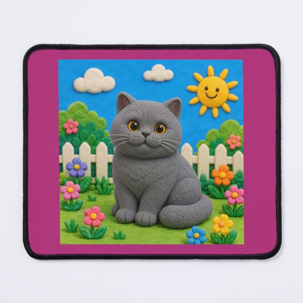 Item preview, British Shorthair cat - clay designed and sold by AcornAndPebble.