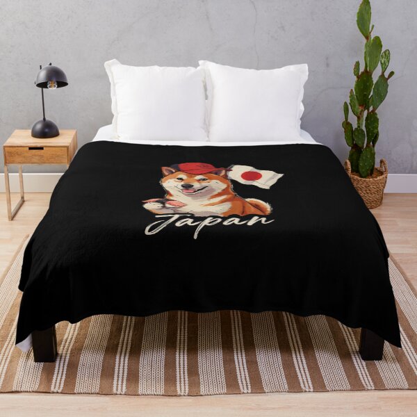 Item preview, Japan Shiba Inu Flag Salmon Sushi Nigiri Cap Mascot designed and sold by Enea Kelo.