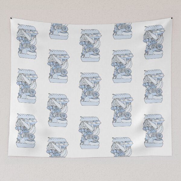 Item preview, Yes Please (Pastel Blue) designed and sold by diana__designs.