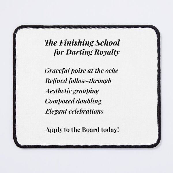 Item preview, The Finishing School for Darting Royalty syllabus designed and sold by Weldon Myson.