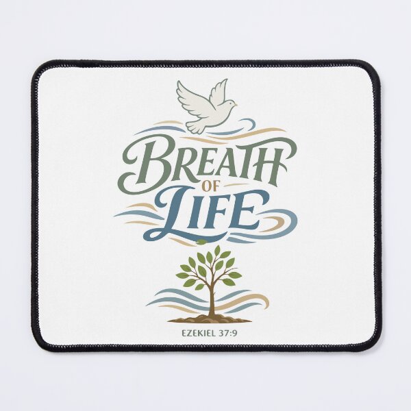 Item preview, Breath of Life Christian Dove – Ezekiel 37:9 Bible Verse designed and sold by stylishdzign.