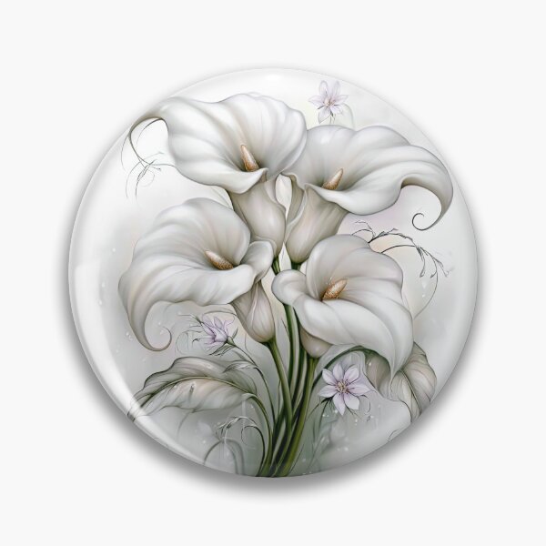 Item preview, Pristine Elegance of the Alabaster Calla designed and sold by bloorose.