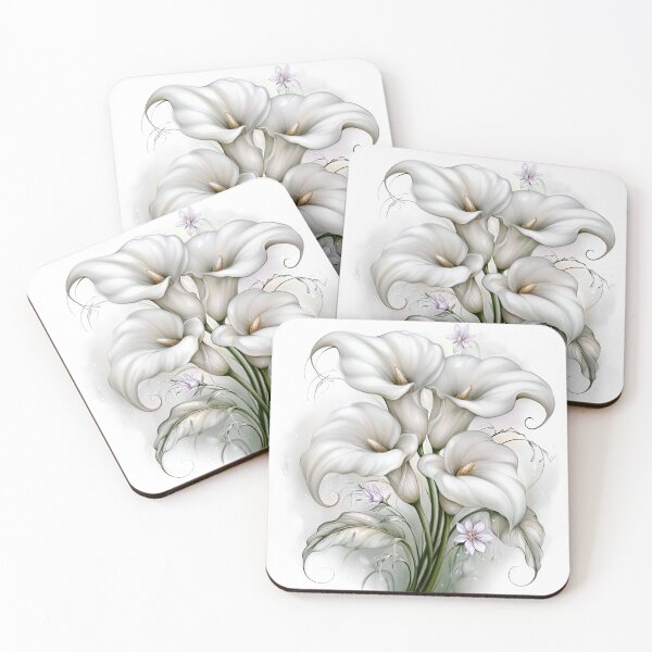 Item preview, Pristine Elegance of the Alabaster Calla designed and sold by bloorose.