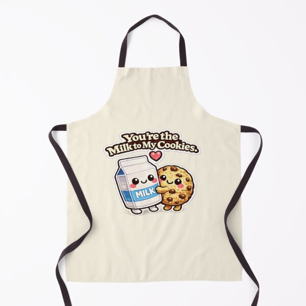 Item preview, You're the Milk to My Cookies – Cute Kawaii Cookie & Milk Hug Sticker designed and sold by jonkiwi.