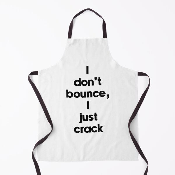 Item preview, Text Typography I don't bounce, I just crack Aging Humor designed and sold by TypeboldStudio.
