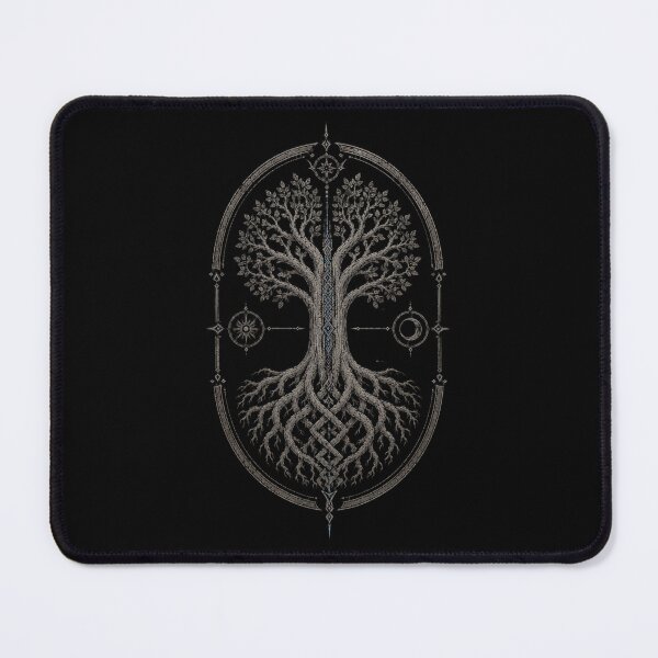 Item preview, The Enclosed Ash — Norse Cosmic Tree Sigil designed and sold by OblivionRise.