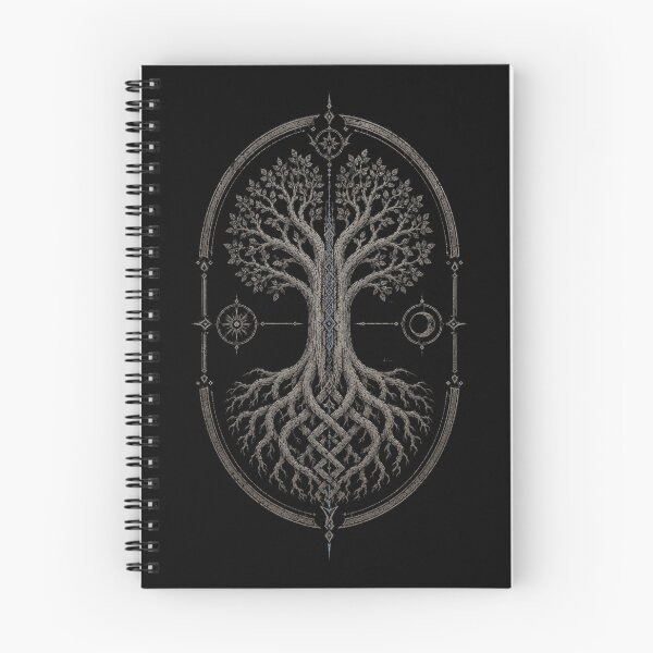 Item preview, The Enclosed Ash — Norse Cosmic Tree Sigil designed and sold by OblivionRise.