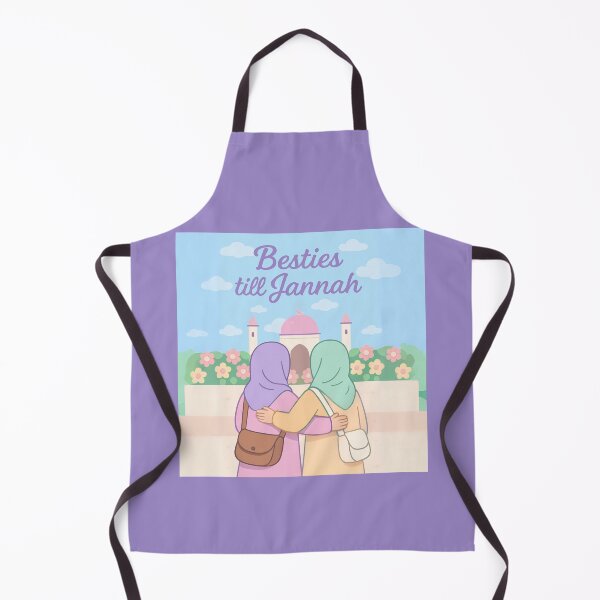 Item preview, Besties Till Jannah ( pastel ) - Muslim Friendship Art Design designed and sold by D-Islamic.
