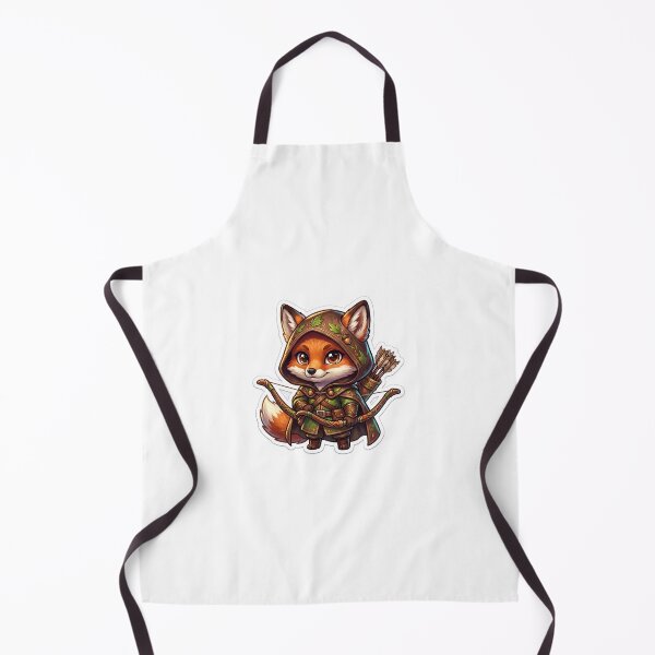 Item preview, Fox Ranger Archer Cute Fantasy Forest Illustration designed and sold by DreamPuzzles.