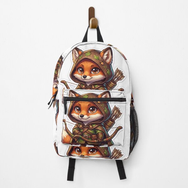 Item preview, Fox Ranger Archer Cute Fantasy Forest Illustration designed and sold by DreamPuzzles.