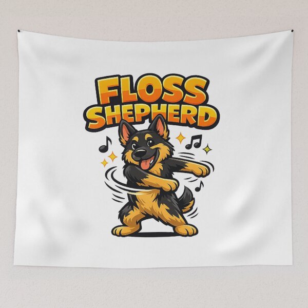 Item preview, Dance Move German Shepherd Dog – Funny Dancing Dog Designs designed and sold by TheCanineCanvas.
