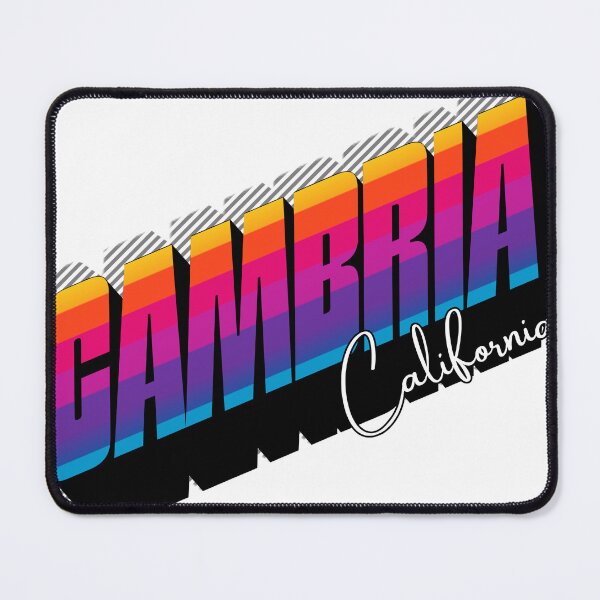 Item preview, Cambria California Retro Rainbow 3D Block Letter Design designed and sold by DonnaRaine.