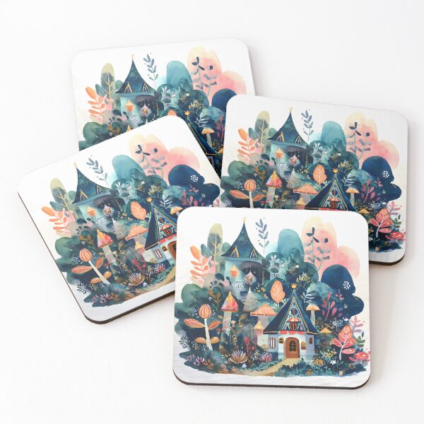 Item preview, Fairy Village Painting  designed and sold by Rachaelah.