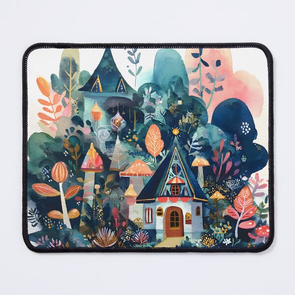 Item preview, Fairy Village Painting designed and sold by Rachaelah.