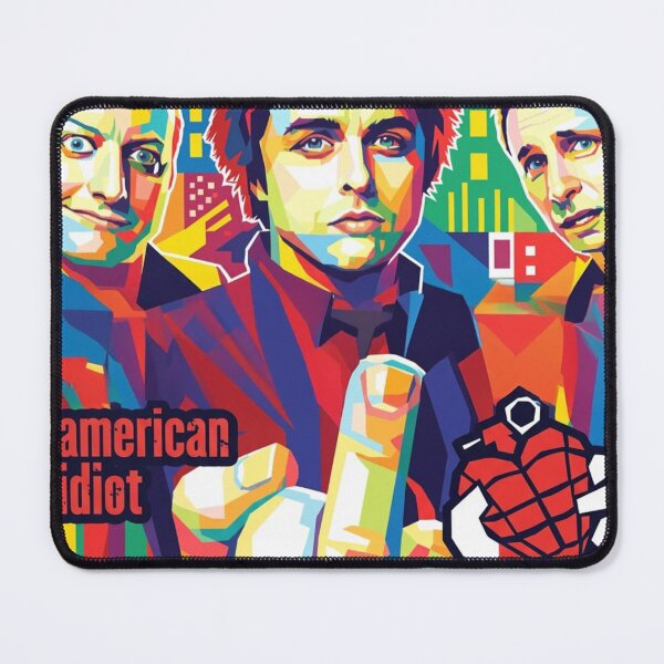 Item preview, Green Day Original Custom Vintage Music Unique American Idiot Poster Wall Art designed and sold by Cool Robot Bro..