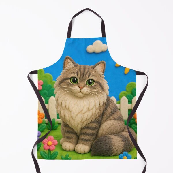 Item preview, Siberian cat - clay designed and sold by AcornAndPebble.
