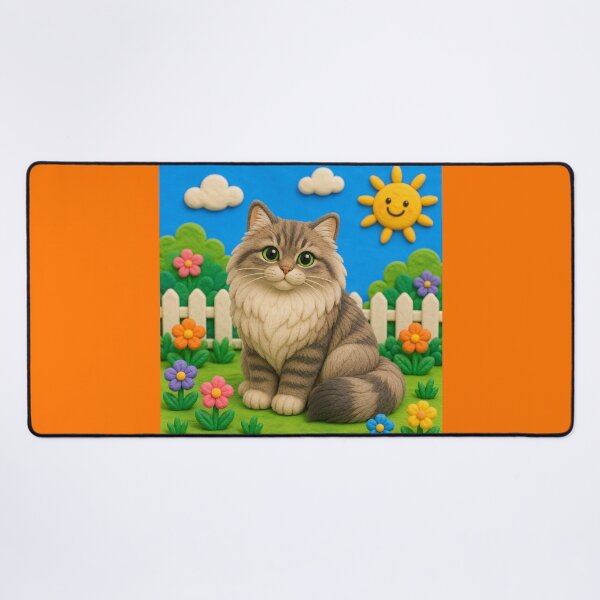Item preview, Siberian cat - clay designed and sold by AcornAndPebble.