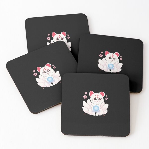 Item preview, Chibi gumiho 구미호 Korean Nine-tail fox Korean Hangul Word Art & Illustration designed and sold by nonikastudio.